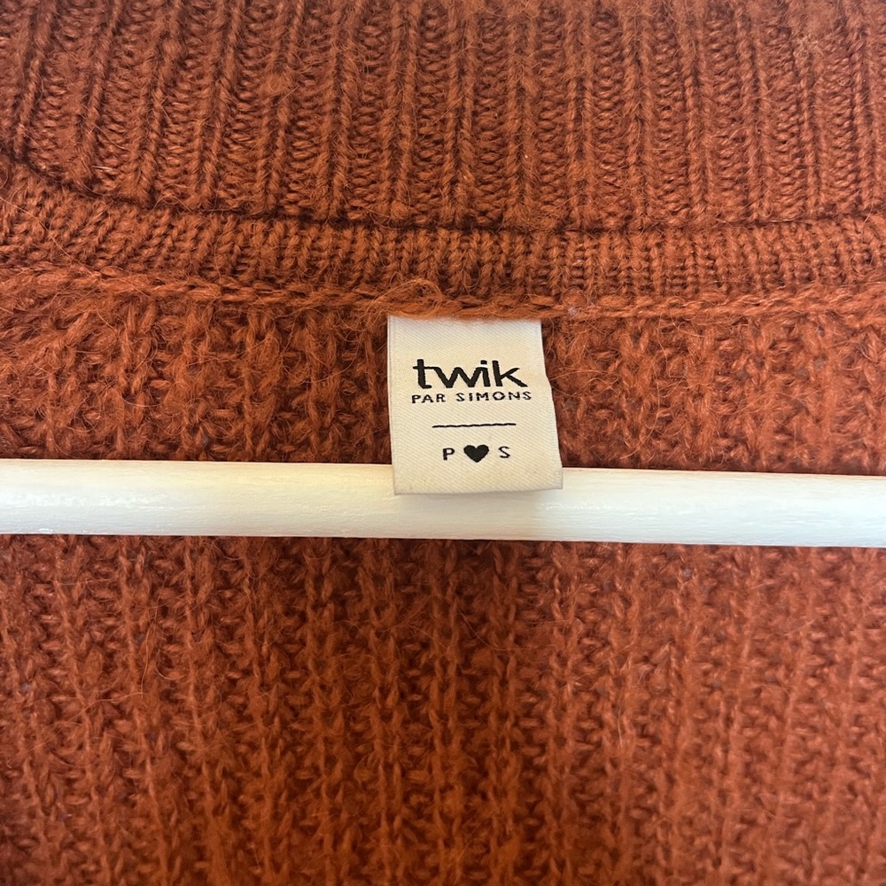 Terracotta Knit Cardigan - Picture 4 of 4